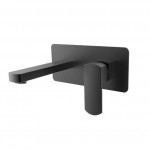 KoKo Matte Black Wall Mixer with Spout